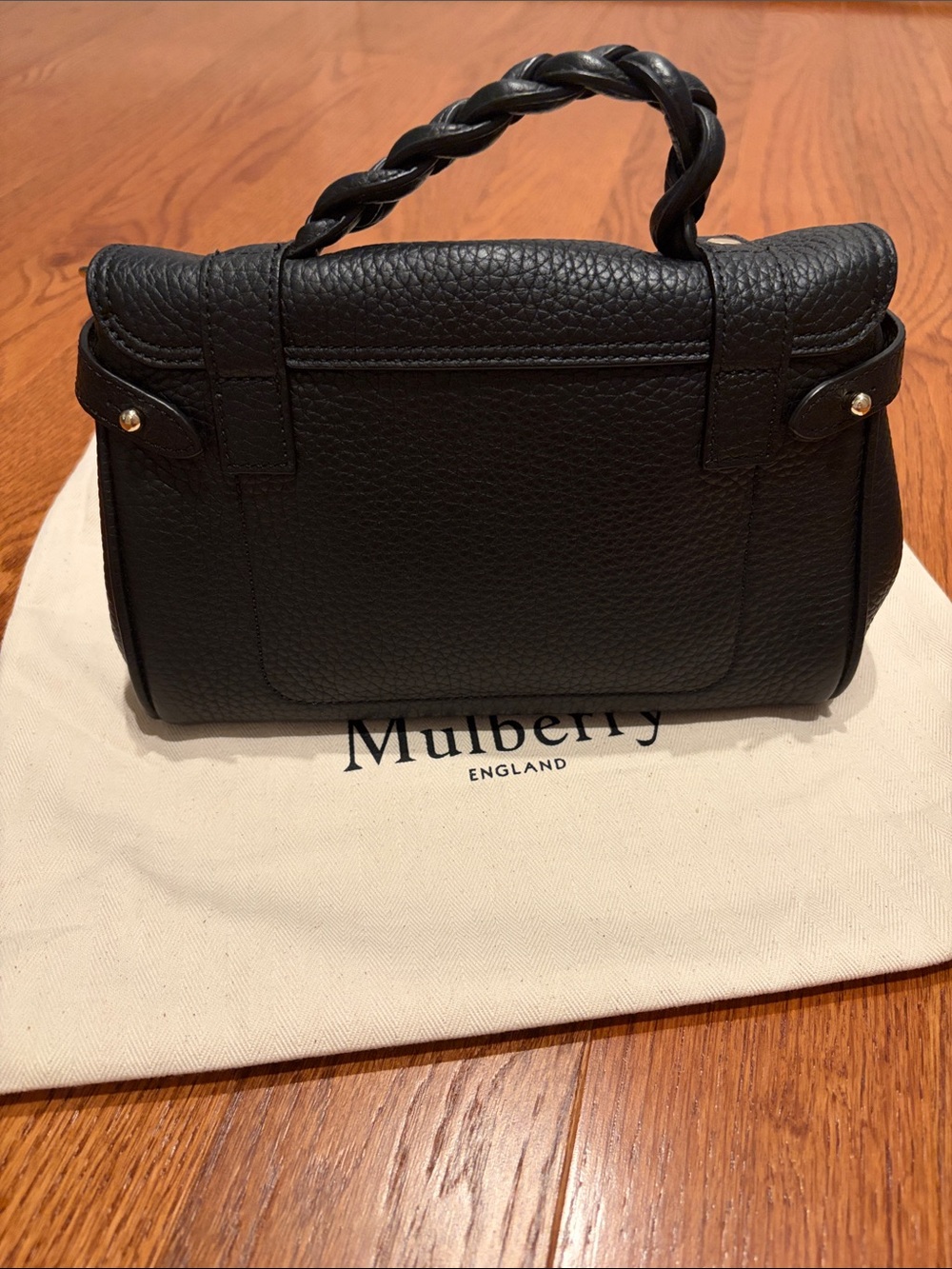 Mulberry Mini Alexa in Black Leather - Picture 3 of 11